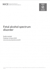 Fetal alcohol spectrum disorder quality standard [QS204]