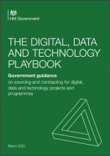 The digital, data and technology playbook: Government guidance on sourcing and contracting for digital, data and technology projects and programmes