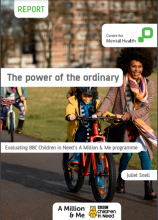 The power of the ordinary: Evaluating BBC Children in Need’s A Million & Me programme