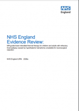 NHS England Evidence Review: MR-guided laser interstitial thermal therapy for children and adults with refractory focal epilepsy caused by hypothalamic hamartoma unsuitable for neurosurgical resection