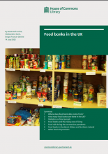 Food banks in the UK: (CBP Number 8585)