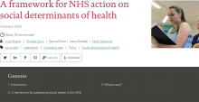 A Framework For NHS Action On Social Determinants Of Health - The Health Foundation
