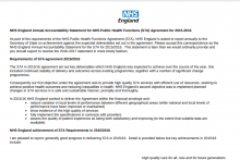 NHS England Annual Accountability Statement for NHS Public Health Functions (S7A) Agreement for 2015-2016