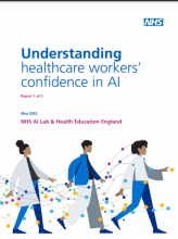 Understanding healthcare workers’ confidence in AI