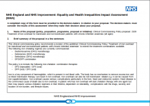 Equality and Health Inequalities Impact Assessment (EHIA): Treatment of iron overload for transfused and non-transfused patients with chronic inherited anaemias (all ages)