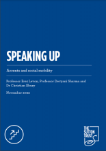 Speaking up: Accents and Social Mobility