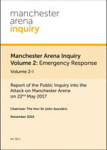 Manchester Arena Inquiry Volume 2: Emergency Response Volume 2-I: Report of the Public Inquiry into the Attack on Manchester Arena on 22nd May 2017