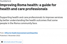 Improving Roma health: A guide for health and care professionals