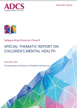 Safeguarding pressures phase 8: Special thematic report on children's mental health