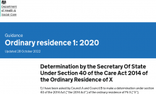 Guidance: Ordinary residence 1: 2020