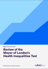 Review of the Mayor of London's Health Inequalities Test
