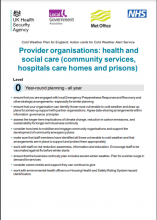 Provider Organisations- Health And Social Care