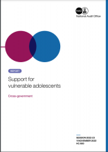 Support for vulnerable adolescents