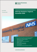 NHS Key Statistics: England, November 2022