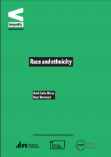 Race and ethnicity: (IFS Deaton Review of Inequalities)