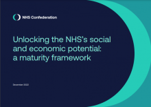 Unlocking the NHS’s social and economic potential: a maturity framework