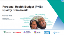 Personal Health Budget (PHB) Quality Framework