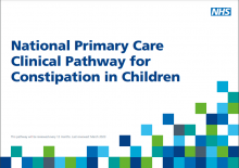 National primary care clinical pathway for constipation in children