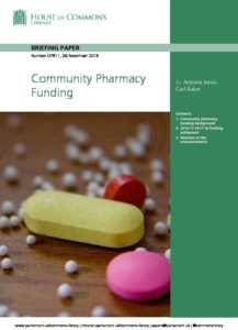 Community Pharmacy Funding: (Debate pack CDP-2016-0199)