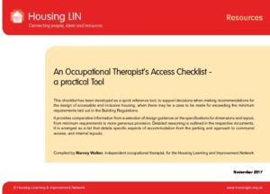 An Occupational Therapist’s Access Checklist - a practical Tool