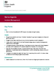 Nerve Agents Incident Management 