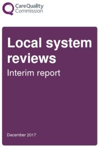 Local system reviews: Interim report