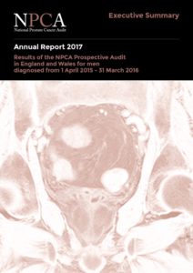 National Prostate Cancer Audit: Annual Report 2017 Results of the NPCA Prospective Audit in England and Wales for men diagnosed from 1 April 2015 - 31 March 2016: Executive Summary