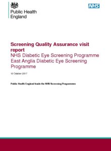 Screening Quality Assurance visit report: NHS Diabetic Eye Screening Programme East Anglia Diabetic Eye Screening Programme