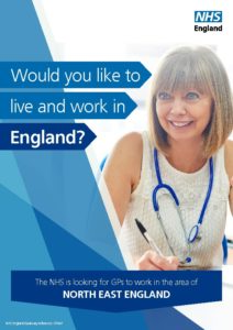 Would you like to live and work in England?: The NHS is looking for GPs to work in the area of North East England