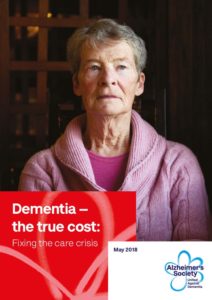Dementia – the true cost: fixing the care crisis