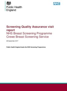 Screening Quality Assurance visit report: NHS Breast Screening Programme Crewe Breast Screening Service 
