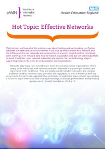 Hot Topic: Effective Networks