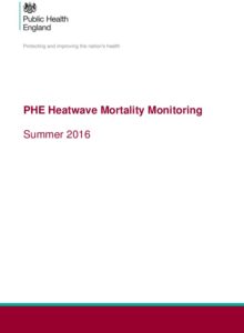 PHE Heatwave Mortality Monitoring Summer 2016