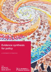 Evidence synthesis for policy: A statement of principles