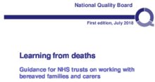 Learning from deaths Guidance for NHS trusts on working with bereaved families and carers