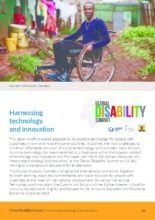 Global Disability Summit - Harnessing technology and innovation