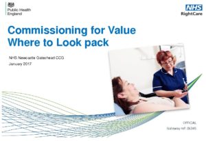 Commissioning for Value Where to Look pack: NHS Newcastle Gateshead CCG