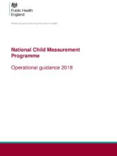 National Child Measurement Programme: Operational guidance 2018