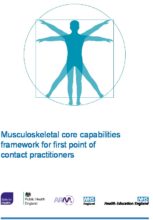 Musculoskeletal core capabilities framework for first point of contact practitioners