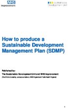 How to produce a Sustainable Development Management Plan (SDMP)