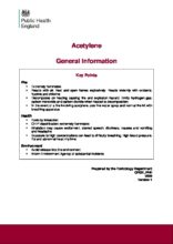 Acetylene: General Information