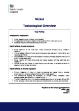 Nickel: Toxicological Overview