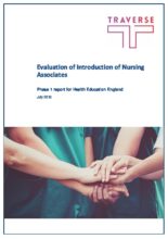 Evaluation of Introduction of Nursing Associates: Phase 1 report for Health Education England