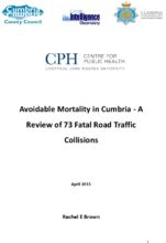 Avoidable Mortality in Cumbria: A Review of 73 Fatal Road Traffic Collisions