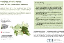 Violence profile: Bolton: Use of NHS data in local violence prevention