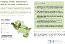 Violence profile: Westminster: Use of NHS data in local violence prevention