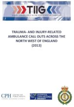Trauma- and injury-related ambulance call outs across the North West of England (2013)