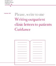 Please write to me: writing outpatient clinic letters to patients