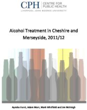 Alcohol Treatment in Cheshire and Merseyside, 2011/12