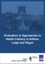 Evaluation of Approaches to Health Literacy in Ashton, Leigh and Wigan